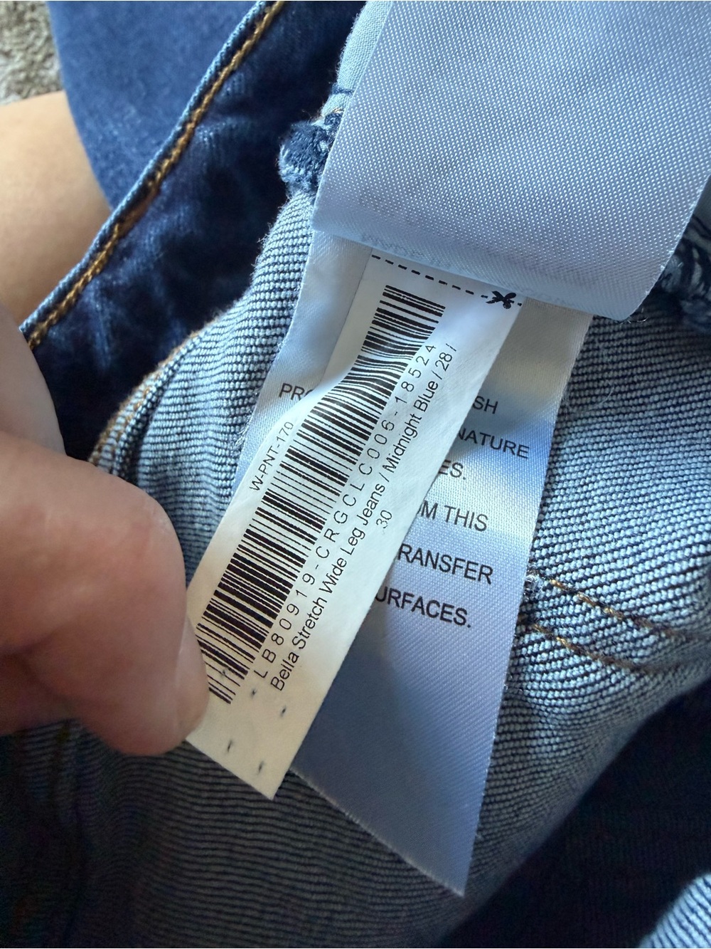 Quince Wide-Leg High-Rise Jeans in Deep Blue Wash - Picture 7 of 7